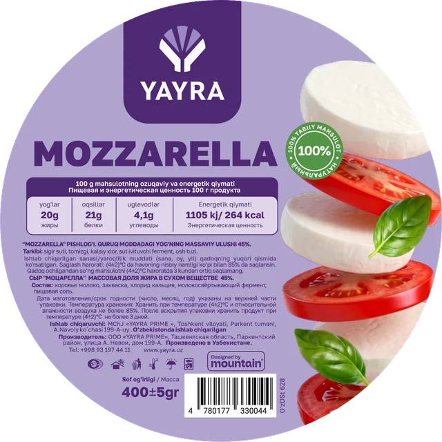 Mozzarella 400 g
